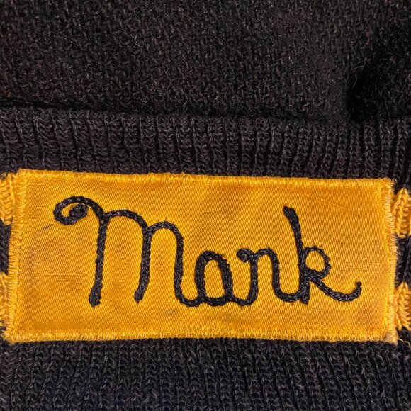 Vintage 1979 High School Varsity Jacket with NAUTICAL Sailor Hood Flap! Medium - Picture 13 of 16